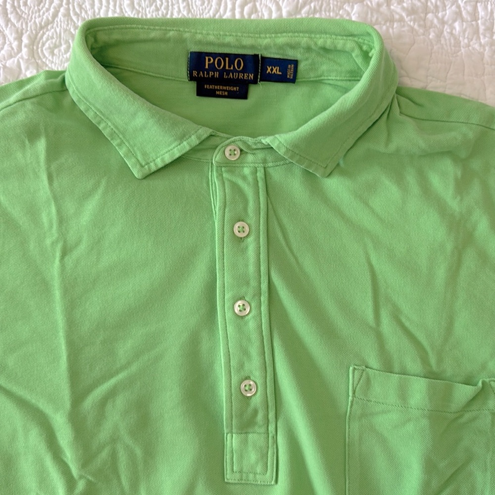 Men’s L/S pique casual polo shirt by Polo Ralph Lauren